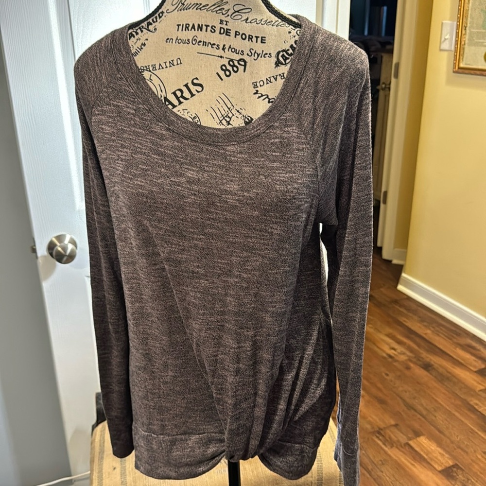 Juicy couture size large blackish, pink tunic long sleeve shirt